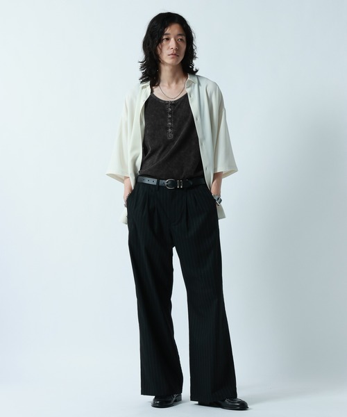 RAGEBLUE(レイジブルー)の「RINGDOT HENRY TANKTOP/リングドットヘンリータンクトップ(タンクトップ・メンズ・グレー/ホワイト/ブラック・MEDIUM/LARGE)」の17枚目の写真