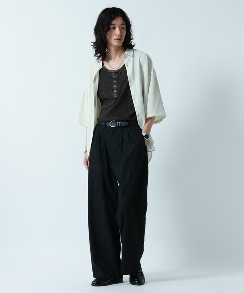 RAGEBLUE(レイジブルー)の「RINGDOT HENRY TANKTOP/リングドットヘンリータンクトップ(タンクトップ・メンズ・グレー/ホワイト/ブラック・MEDIUM/LARGE)」の18枚目の写真