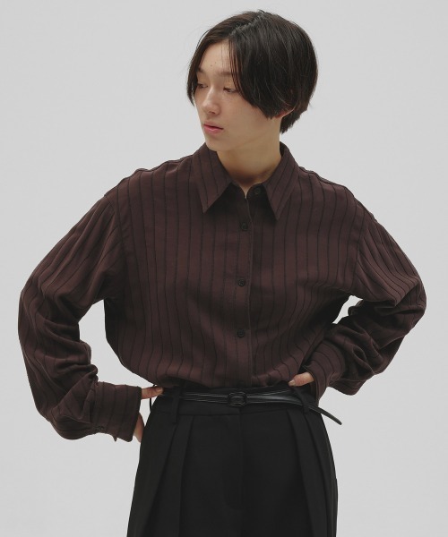 TODAYFUL(トゥデイフル)の「Narrow Leather Belt(ベルト・レディース・ブラック/シルバー・FREE)」の6枚目の写真