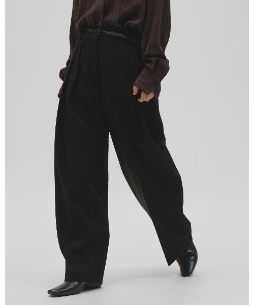 TODAYFUL(トゥデイフル)の「Narrow Leather Belt(ベルト・レディース・ブラック/シルバー・FREE)」の7枚目の写真