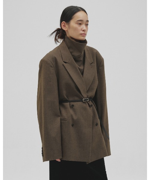 TODAYFUL(トゥデイフル)の「Narrow Leather Belt(ベルト・レディース・ブラック/シルバー・FREE)」の8枚目の写真