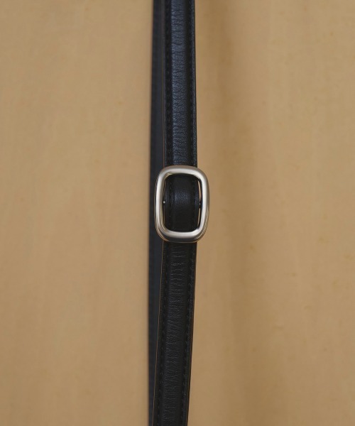 TODAYFUL(トゥデイフル)の「Narrow Leather Belt(ベルト・レディース・ブラック/シルバー・FREE)」の16枚目の写真