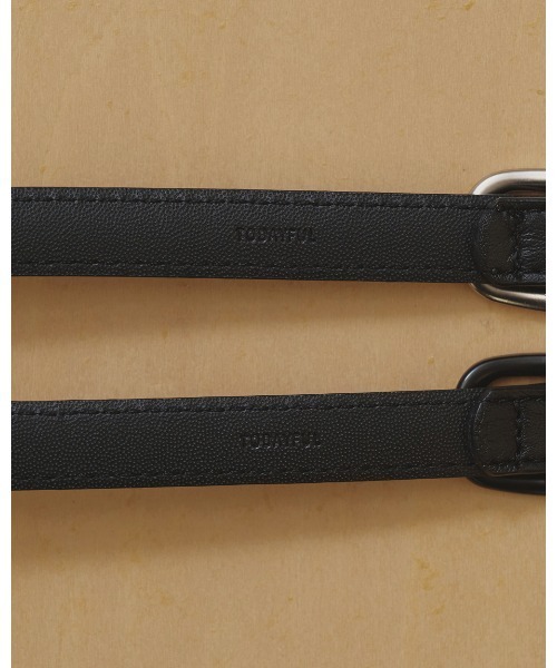 TODAYFUL(トゥデイフル)の「Narrow Leather Belt(ベルト・レディース・ブラック/シルバー・FREE)」の17枚目の写真