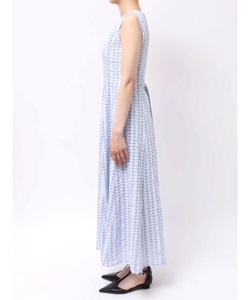 LAGUNAMOON(ラグナムーン)の「フロントZIPミックスカラーワンピース 【夏服】(ワンピース・レディース・ホワイト/ブラック/ブルー・MEDIUM/SMALL)」の22枚目の写真