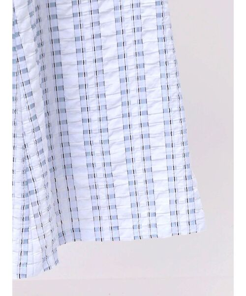 LAGUNAMOON(ラグナムーン)の「フロントZIPミックスカラーワンピース 【夏服】(ワンピース・レディース・ホワイト/ブラック/ブルー・MEDIUM/SMALL)」の11枚目の写真