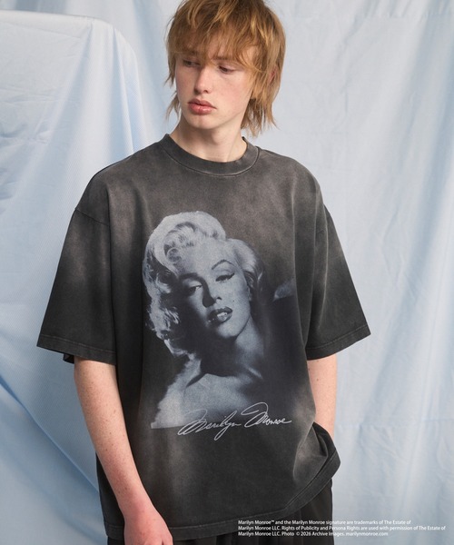 MAISON SPECIAL（メゾンスペシャル）の「《UNISEX》【MOVIE SERIES】「 Marilyn Monroe」Prime-Over Crew Neck Short Sleeve T-Shirt/「マリリン・モンロー」グラフィックプリントプライムオーバークルーネックTシャツ【MAISON SPECIAL/メゾンスペシャル】（Tシャツ/カットソー・メンズ・その他1/その他2/その他3/その他4・0/1/2）」の2枚目の写真
