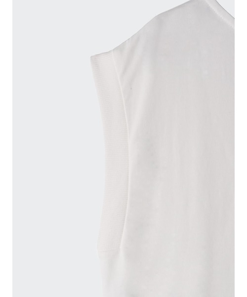Brown&Street(ブラウンアンドストリート)の「アシンメトリーカットトップス(Tシャツ/カットソー・レディース・ブラック/ホワイト・FREE)」の15枚目の写真
