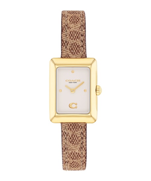 COACH（コーチ）の「【COACH】COACH MARA SIG革 レディース ウォッチ（アナログ腕時計・レディース・ベージュ系/ブラウン/ベージュ・FREE）」の3枚目の写真