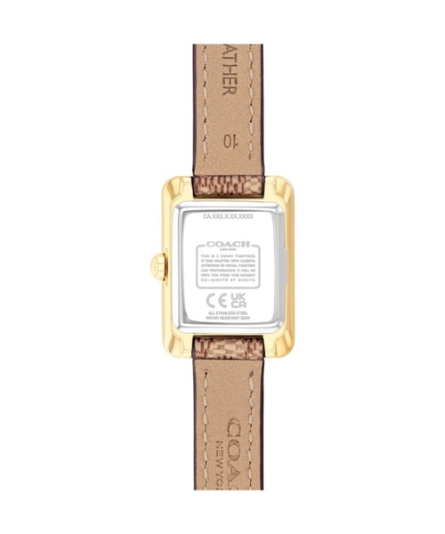COACH（コーチ）の「【COACH】COACH MARA SIG革 レディース ウォッチ（アナログ腕時計・レディース・ベージュ系/ブラウン/ベージュ・FREE）」の4枚目の写真