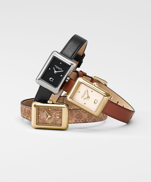 COACH（コーチ）の「【COACH】COACH MARA SIG革 レディース ウォッチ（アナログ腕時計・レディース・ベージュ系/ブラウン/ベージュ・FREE）」の6枚目の写真