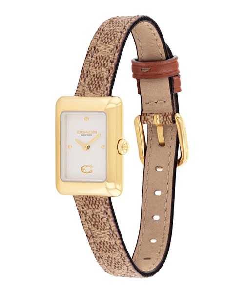 COACH（コーチ）の「【COACH】COACH MARA SIG革 レディース ウォッチ（アナログ腕時計・レディース・ベージュ系/ブラウン/ベージュ・FREE）」の7枚目の写真