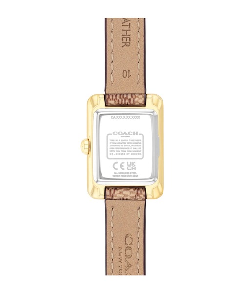 COACH（コーチ）の「【COACH】COACH MARA SIG革 レディース ウォッチ（アナログ腕時計・レディース・ベージュ系/ブラウン/ベージュ・FREE）」の8枚目の写真