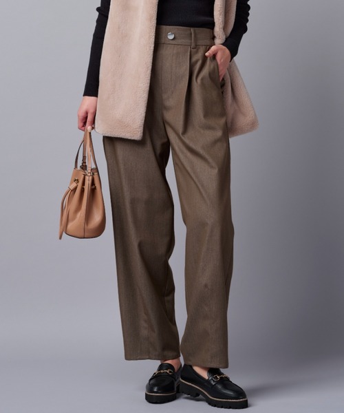BELLUNA（ベルーナ）の「＜ＳＯＬＯＴＥＸ＞コクーンパンツ６８丈（その他パンツ・レディース・ベージュ系/グレー系/ブラック系その他・MEDIUM/LARGE/X-LARGE）」の3枚目の写真