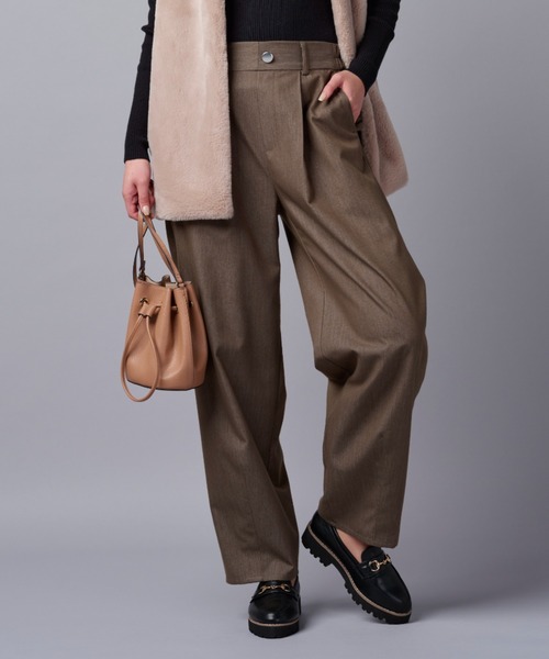 BELLUNA（ベルーナ）の「＜ＳＯＬＯＴＥＸ＞コクーンパンツ６８丈（その他パンツ・レディース・ベージュ系/グレー系/ブラック系その他・MEDIUM/LARGE/X-LARGE）」の13枚目の写真