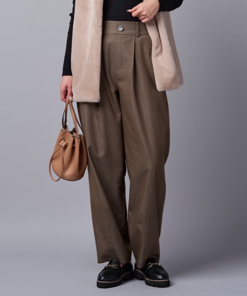 BELLUNA（ベルーナ）の「＜ＳＯＬＯＴＥＸ＞コクーンパンツ６８丈（その他パンツ・レディース・ベージュ系/グレー系/ブラック系その他・MEDIUM/LARGE/X-LARGE）」の14枚目の写真