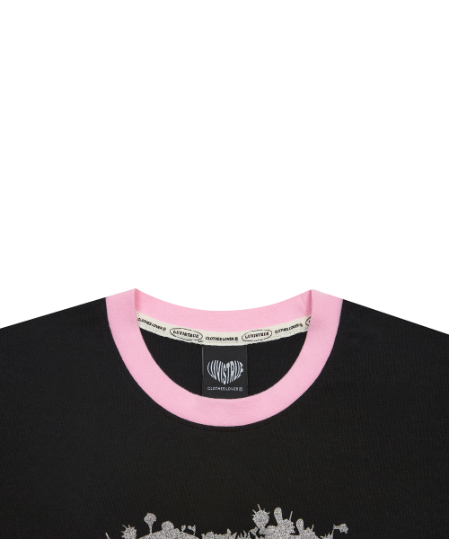 LUVISTRUE(ラヴイズトゥルー)の「SM ハウディープハート タンティー(ブラック)(Tシャツ/カットソー・レディース・その他・FREE)」の4枚目の写真