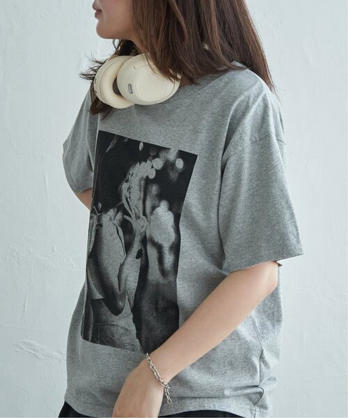 VENCEEXCHANGE(ヴァンスエクスチェンジ)の「モノトーンフォト Tシャツ(Tシャツ/カットソー・レディース・オフホワイト/その他1/その他2/杢グレー・FREE)」の18枚目の写真