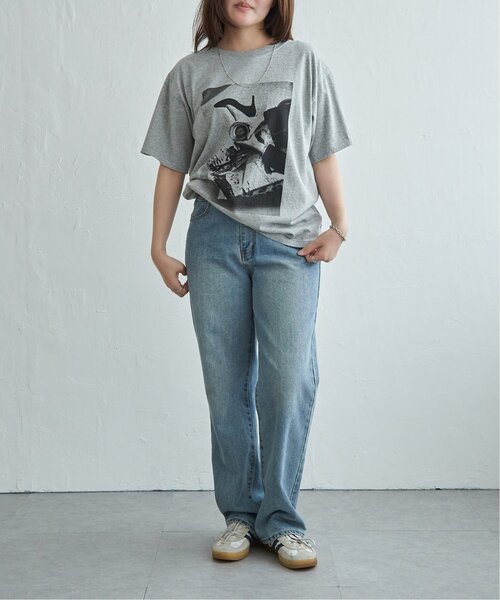 VENCEEXCHANGE(ヴァンスエクスチェンジ)の「モノトーンフォト Tシャツ(Tシャツ/カットソー・レディース・オフホワイト/その他1/その他2/杢グレー・FREE)」の11枚目の写真