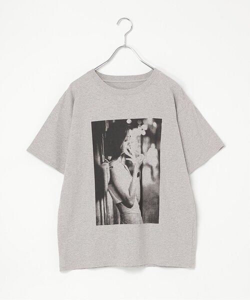 VENCEEXCHANGE(ヴァンスエクスチェンジ)の「モノトーンフォト Tシャツ(Tシャツ/カットソー・レディース・オフホワイト/その他1/その他2/杢グレー・FREE)」の5枚目の写真