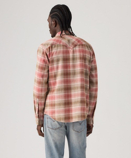 Levi's（リーバイス）の「Levi's/リーバイス ウエスタンシャツ（シャツ/ブラウス・メンズ・レッド・S/M/L/XL）」の3枚目の写真