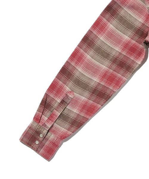 Levi's（リーバイス）の「Levi's/リーバイス ウエスタンシャツ（シャツ/ブラウス・メンズ・レッド・S/M/L/XL）」の7枚目の写真