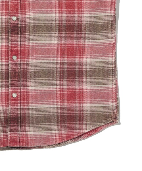 Levi's（リーバイス）の「Levi's/リーバイス ウエスタンシャツ（シャツ/ブラウス・メンズ・レッド・S/M/L/XL）」の8枚目の写真
