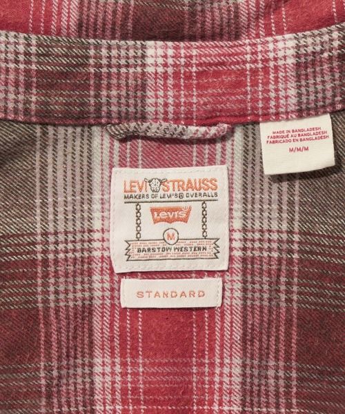 Levi's（リーバイス）の「Levi's/リーバイス ウエスタンシャツ（シャツ/ブラウス・メンズ・レッド・S/M/L/XL）」の10枚目の写真