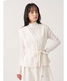 SNIDEL（スナイデル）の「【セットアップ対応】レーストリミングバリエジレ（その他アウター）」