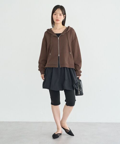 earth music&ecology(アースミュージックアンドエコロジー)の「バイカーパンツ(その他パンツ・レディース・グレー系その他2/ブラック・FREE)」の21枚目の写真