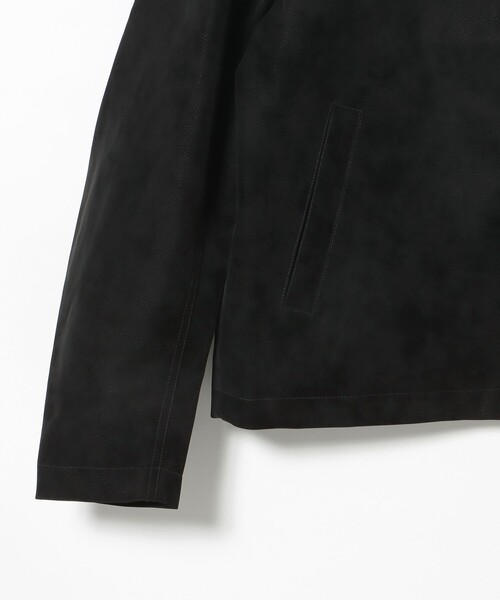 BEAMS HEART(ビームスハート)の「フェイクレザー シングルジップ ブルゾン(ブルゾン・メンズ・ブラック・SMALL/LARGE/MEDIUM)」の8枚目の写真