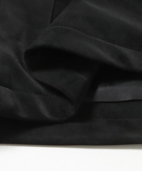 BEAMS HEART(ビームスハート)の「フェイクレザー シングルジップ ブルゾン(ブルゾン・メンズ・ブラック・SMALL/LARGE/MEDIUM)」の11枚目の写真
