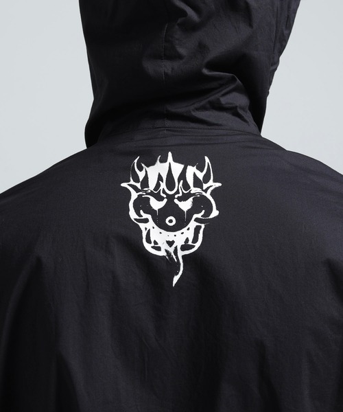 Y-3（ワイスリー）の「Y-3 CHITO GRAPHIC HOODED COTTON SHIRT（シャツ/ブラウス・メンズ・ブラック・X-SMALL/SMALL/MEDIUM/LARGE/X-LARGE）」の5枚目の写真
