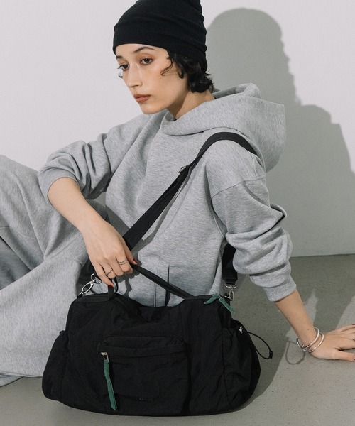 Beau're（ヴュレ）の「BEAURE Nylon ShoulderBag（ショルダーバッグ・レディース・ブラック・FREE）」の12枚目の写真