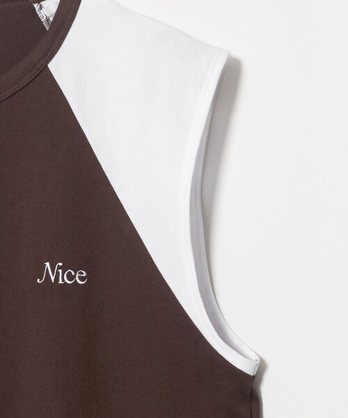NICE WEATHER(ナイスウェザー)の「<NICE WEATHER>ヘルシースリーブトップス(Tシャツ/カットソー・レディース・ホワイト/ダークブラウン・FREE)」の12枚目の写真