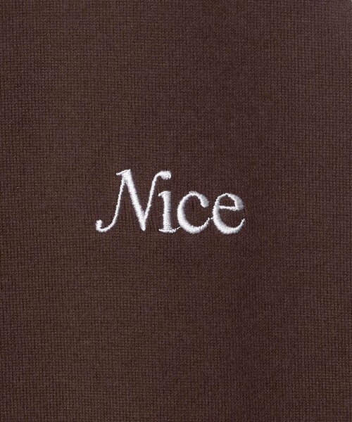NICE WEATHER(ナイスウェザー)の「<NICE WEATHER>ヘルシースリーブトップス(Tシャツ/カットソー・レディース・ホワイト/ダークブラウン・FREE)」の13枚目の写真
