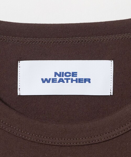NICE WEATHER(ナイスウェザー)の「<NICE WEATHER>ヘルシースリーブトップス(Tシャツ/カットソー・レディース・ホワイト/ダークブラウン・FREE)」の19枚目の写真