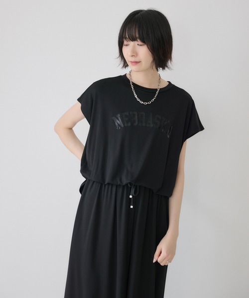 Paradise Picnic(パラダイスピクニック)の「33℃【接触冷感/UVカット】レイヤードライク機能素材ワンピース(ワンピース・レディース・ブラック/ブラウン・FREE)」の9枚目の写真