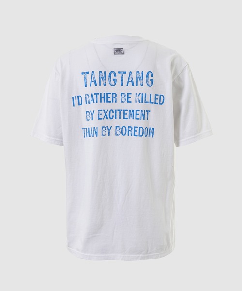 TANGTANG(タンタン)の「TANGTANG/STAMP(Tシャツ/カットソー・メンズ・ホワイト・M/L)」の2枚目の写真