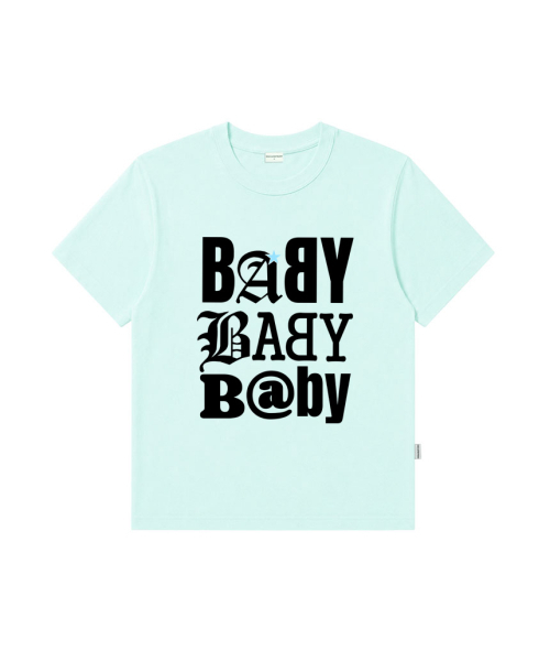 ESCAPEFROM(エスケープフロム)の「BABYプリントオーバーフィット半袖Tシャツターコイズミント(Tシャツ/カットソー・レディース・その他・SMALL/MEDIUM/LARGE)」の3枚目の写真