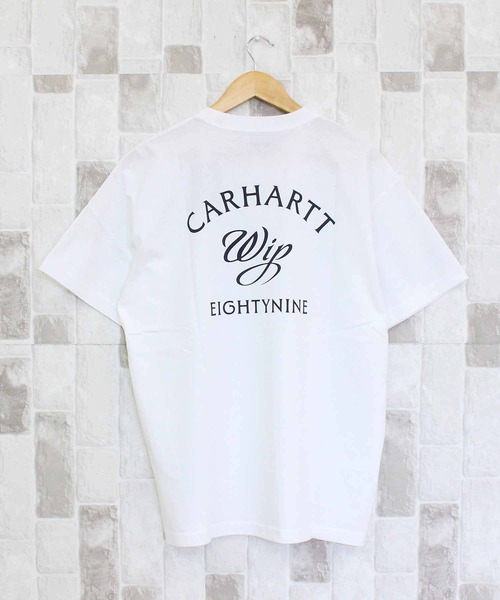 Carhartt WIP(カーハートダブリューアイピー)の「WIP エイティナイン バックプリント 半袖Tシャツ S/S Eightynine T-Shirt(Tシャツ/カットソー・メンズ・ブラック/ホワイト・XL/L/M)」の1枚目の写真