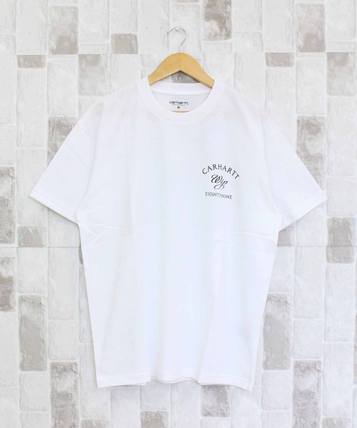 Carhartt WIP(カーハートダブリューアイピー)の「WIP エイティナイン バックプリント 半袖Tシャツ S/S Eightynine T-Shirt(Tシャツ/カットソー・メンズ・ブラック/ホワイト・XL/L/M)」の8枚目の写真