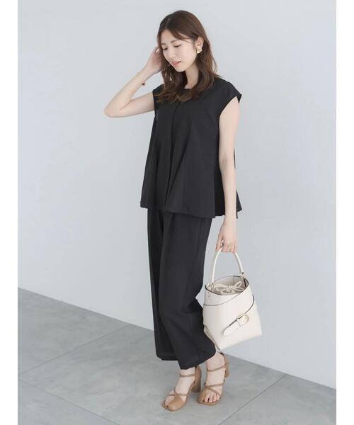 Te chichi（テチチ）の「【高通気】テーパードパンツ（セットアップ可）（その他パンツ・レディース・ブラック/オフホワイト/イエロー・F）」の11枚目の写真