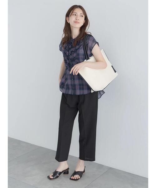 Te chichi（テチチ）の「【高通気】テーパードパンツ（セットアップ可）（その他パンツ・レディース・ブラック/オフホワイト/イエロー・F）」の17枚目の写真