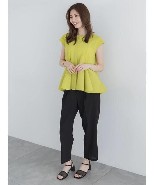 Te chichi（テチチ）の「【高通気】テーパードパンツ（セットアップ可）（その他パンツ・レディース・ブラック/オフホワイト/イエロー・F）」の21枚目の写真