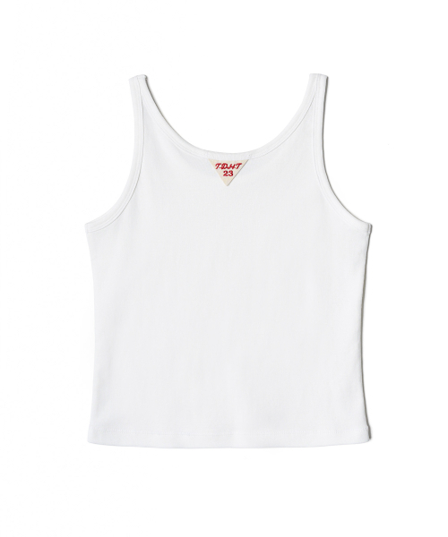 TTUDEMENT(トュードメント)の「50s EMBROIDERED SLEEVELESS T-SHIRT_WHITE(Tシャツ/カットソー・レディース・その他・SMALL/MEDIUM)」の3枚目の写真