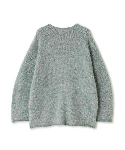 L.H.P（エルエイチピー）の「MANOF/マノフ/SHAGGY LAME KNIT TOPS（ニット/セーター・レディース・ミント・S）」の2枚目の写真