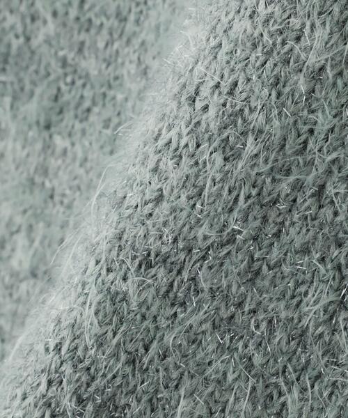 L.H.P（エルエイチピー）の「MANOF/マノフ/SHAGGY LAME KNIT TOPS（ニット/セーター・レディース・ミント・S）」の3枚目の写真