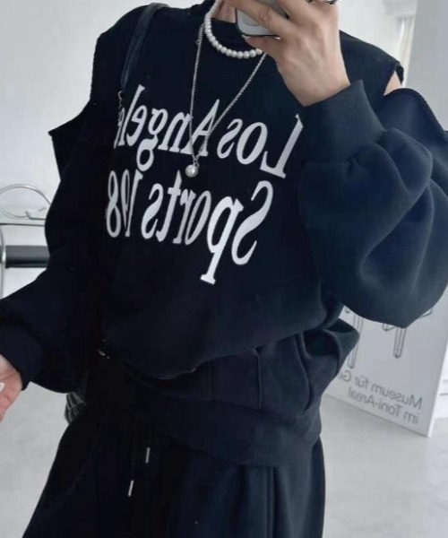 semplice(センプリチェ)の「カットソー【韓国ファッション】(Tシャツ/カットソー・レディース・イエロー/グレー/ブラック・F)」の11枚目の写真