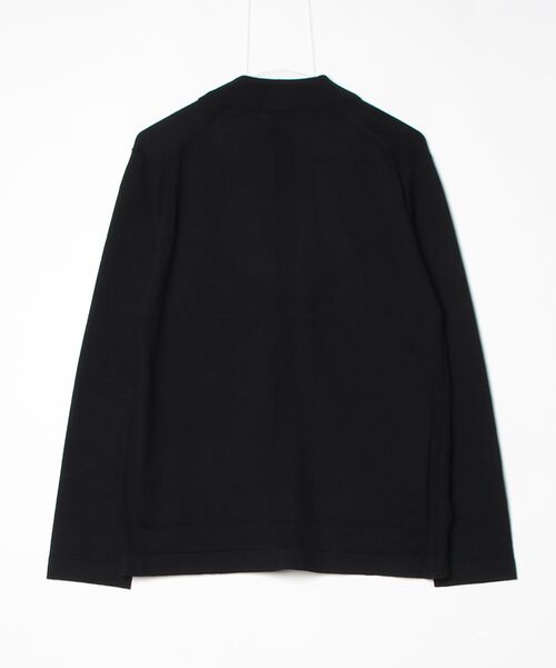 AOURE（アウール）の「カーディガン JACKET（カーディガン/ボレロ・メンズ・ライトブルー/ライトグレー・MEDIUM）」の3枚目の写真