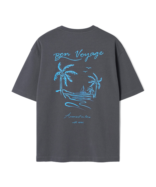 ADHOC(アドホック)の「男性マルチアートワークベーシック半袖Tシャツ (DK-GREY) (HC4STA1)(Tシャツ/カットソー・メンズ・その他・105/100)」の2枚目の写真